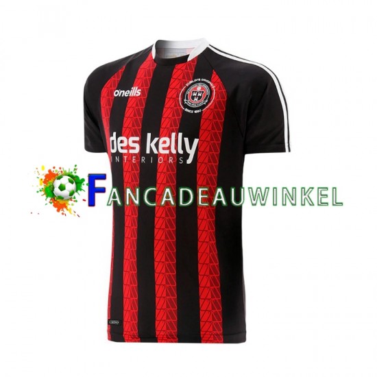 Bohemians Wedstrijdshirt met Korting Thuis Heren 2023 Korte Mouw