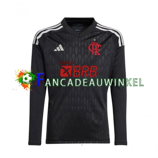 CR Flamengo Wedstrijdshirt met Korting Keepersshirt Uit Heren 2023-24 Lange Mouw