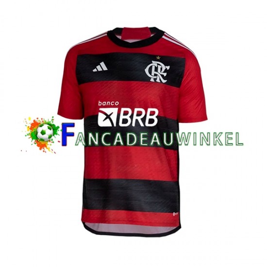 CR Flamengo Wedstrijdshirt met Korting Thuis Heren 2023-24 Korte Mouw