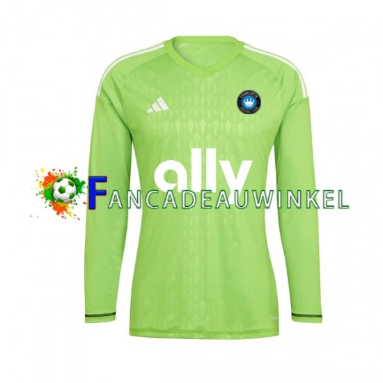 Charlotte FC Wedstrijdshirt met Korting Keepersshirt Thuis Heren 2023-24 Lange Mouw