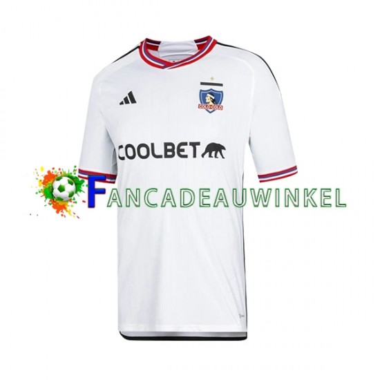 Colo-Colo Wedstrijdshirt met Korting Thuis Heren 2023 Korte Mouw