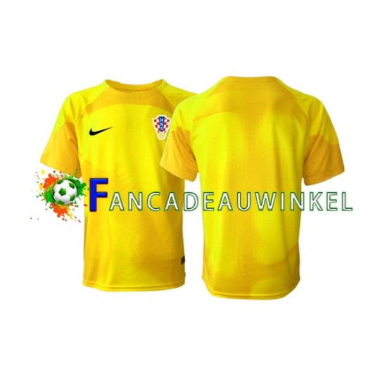 Kroatië Wedstrijdshirt met Korting Keepersshirt Thuis Heren WK 2022 Korte Mouw