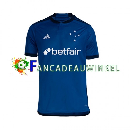 Cruzeiro Wedstrijdshirt met Korting Thuis Heren 2023 Korte Mouw