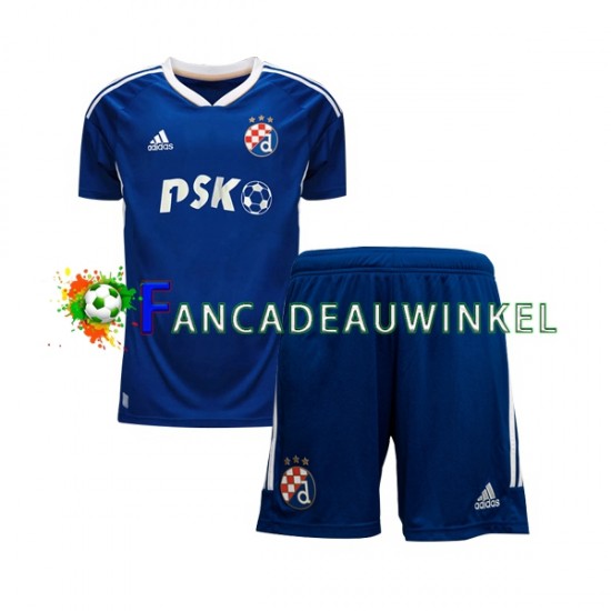 Dinamo Zagreb Wedstrijdshirt met Korting Thuis Kind 2022-23 Korte Mouw