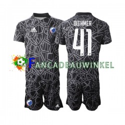 FC Kopenhagen Wedstrijdshirt met Korting Andreas Dithmer 41 Keepersshirt Thuis Kind 2022-23 Korte Mouw