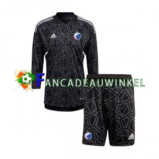 FC Kopenhagen Wedstrijdshirt met Korting Keepersshirt Thuis Kind 2022-23 Lange Mouw