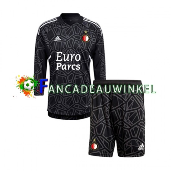 Feyenoord Rotterdam Wedstrijdshirt met Korting Keepersshirt Vierde Kind 2022-23 Lange Mouw