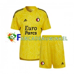 Feyenoord Rotterdam Wedstrijdshirt met Korting Keepersshirt 3rd Kind 2022-23 Korte Mouw