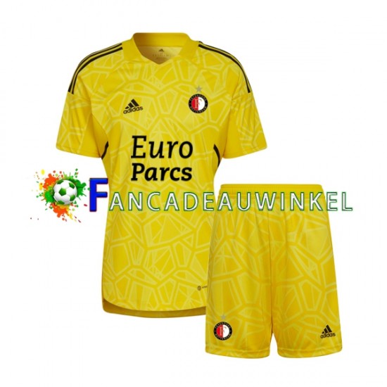 Feyenoord Rotterdam Wedstrijdshirt met Korting Keepersshirt 3rd Kind 2022-23 Korte Mouw