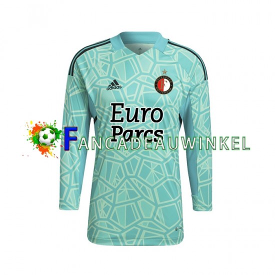 Feyenoord Rotterdam Wedstrijdshirt met Korting Keepersshirt Thuis Heren 2022-23 Lange Mouw