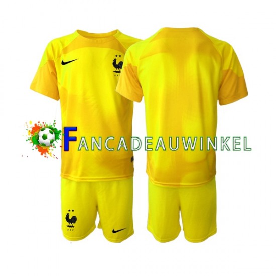 Frankrijk Wedstrijdshirt met Korting Keepersshirt 3rd Kind WK 2022 Korte Mouw