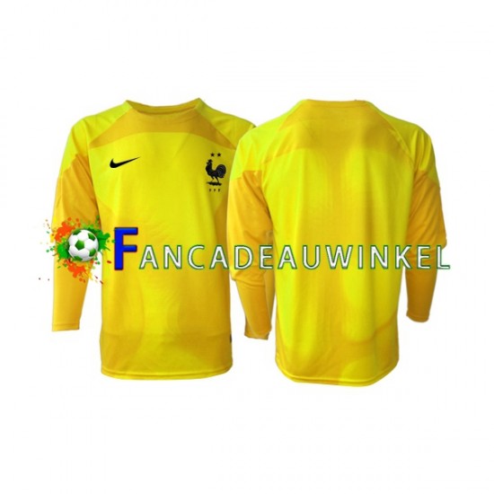 Frankrijk Wedstrijdshirt met Korting Keepersshirt 3rd Heren WK 2022 Lange Mouw