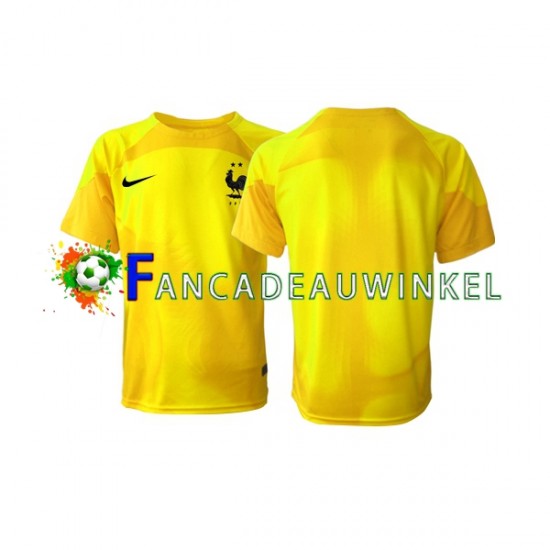 Frankrijk Wedstrijdshirt met Korting Keepersshirt 3rd Heren WK 2022 Korte Mouw