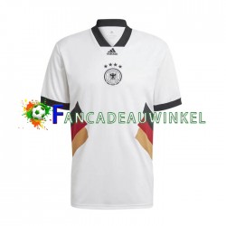 Duitsland Wedstrijdshirt met Korting Icon Retro Thuis Heren 2022-23 Korte Mouw