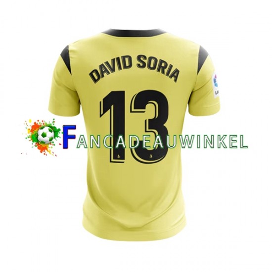 Getafe CF Wedstrijdshirt met Korting David Soria 13 Keepersshirt Thuis Heren 2022-23 Korte Mouw