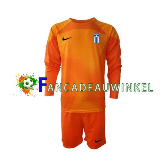 Griekenland Wedstrijdshirt met Korting Keepersshirt 3rd Kind 2022-23 Lange Mouw