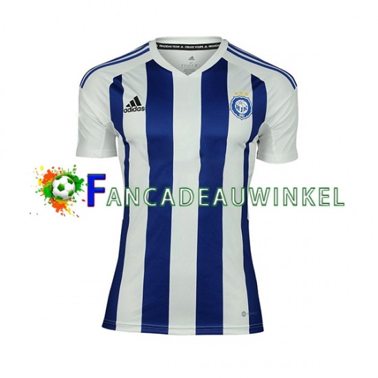 HJK Helsinki Wedstrijdshirt met Korting Thuis Heren 2023 Korte Mouw