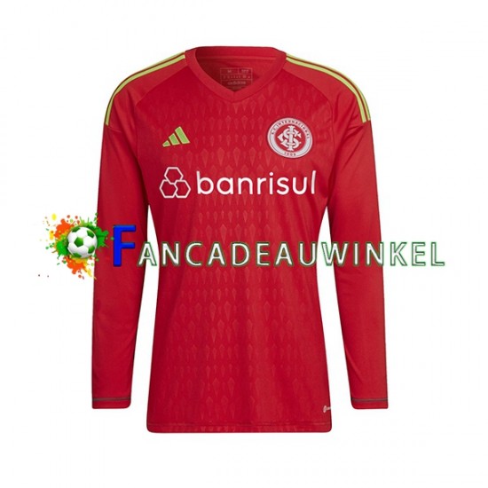 Internacional Wedstrijdshirt met Korting Keepersshirt Thuis Heren 2023-24 Lange Mouw