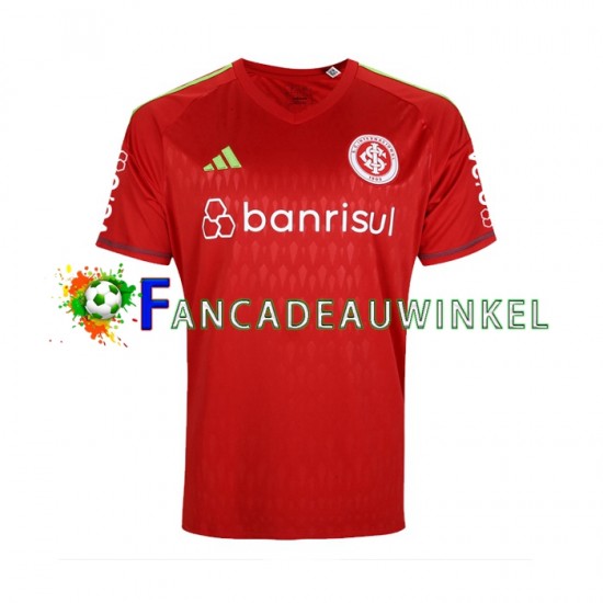 Internacional Wedstrijdshirt met Korting Keepersshirt Thuis Heren 2023-24 Korte Mouw