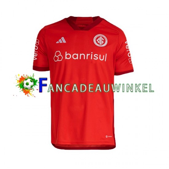 Internacional Wedstrijdshirt met Korting Thuis Heren 2023-24 Korte Mouw