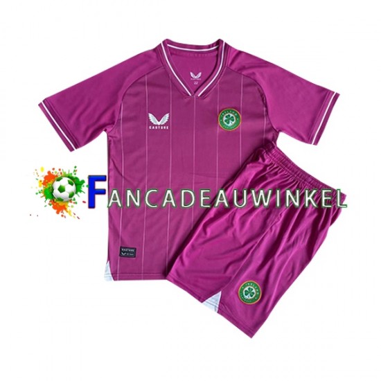 Ierland Wedstrijdshirt met Korting Keepersshirt Thuis Kind 2023 Korte Mouw