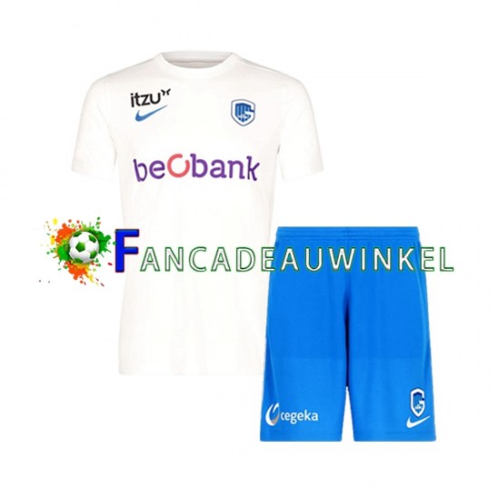 KRC Genk Wedstrijdshirt met Korting Uit Kind 2022-23 Korte Mouw