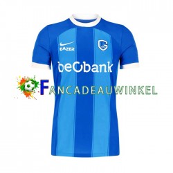 KRC Genk Wedstrijdshirt met Korting Thuis Heren 2023-24 Korte Mouw
