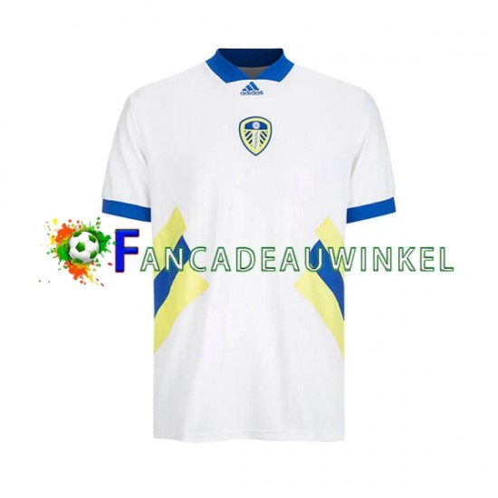 Leeds United Wedstrijdshirt met Korting Icon Retro Thuis Heren 2022-23 Korte Mouw