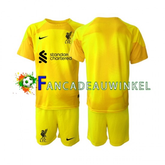 Liverpool Wedstrijdshirt met Korting Keepersshirt Vierde Kind 2022-23 Korte Mouw