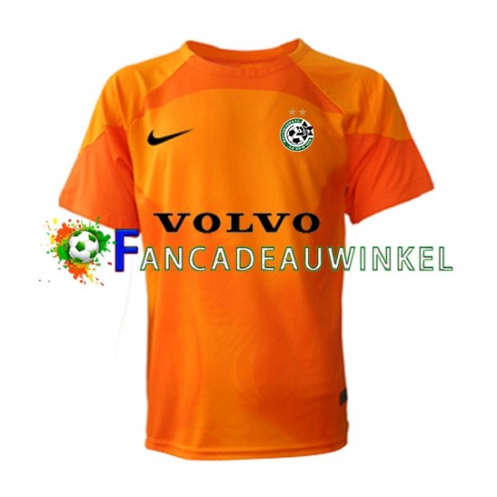 Maccabi Haifa Wedstrijdshirt met Korting Keepersshirt Uit Heren 2022-23 Korte Mouw