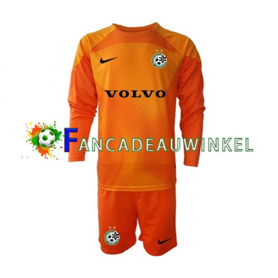 Maccabi Haifa Wedstrijdshirt met Korting Keepersshirt Uit Kind 2022-23 Lange Mouw