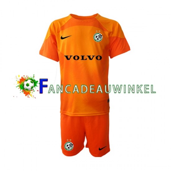 Maccabi Haifa Wedstrijdshirt met Korting Keepersshirt Uit Kind 2022-23 Korte Mouw