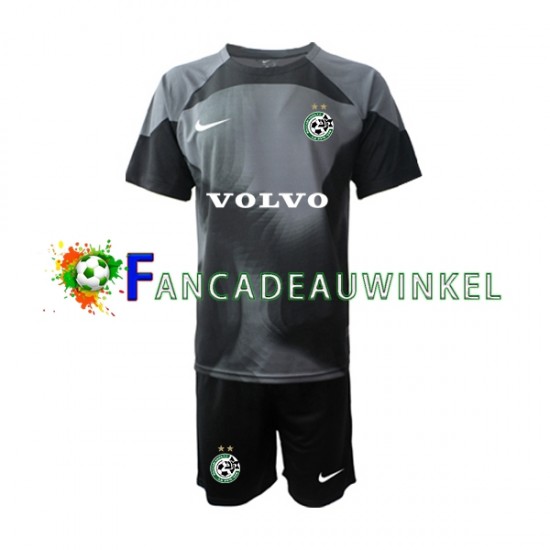 Maccabi Haifa Wedstrijdshirt met Korting Keepersshirt Thuis Kind 2022-23 Korte Mouw