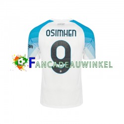 Napoli Wedstrijdshirt met Korting Face Game Osimhen 9 Thuis Heren 2022-23 Korte Mouw