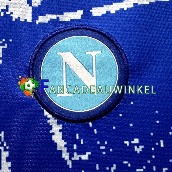 Napoli Wedstrijdshirt met Korting Maradona Champions Special Edition Thuis Heren 2023 Korte Mouw