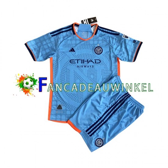 New York City Wedstrijdshirt met Korting FC Thuis Kind 2023 Korte Mouw