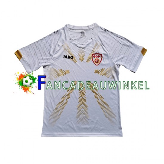 Noord-Macedonië Wedstrijdshirt met Korting Uit Heren 2023 Korte Mouw