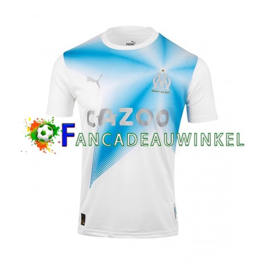 Olympique Marseille Wedstrijdshirt met Korting Anniversary Thuis Heren 2022 2023 Korte Mouw