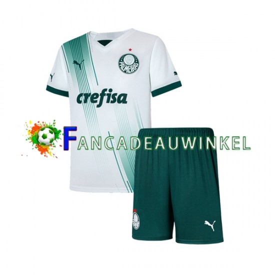 Palmeiras Wedstrijdshirt met Korting Uit Kind 2023-24 Korte Mouw