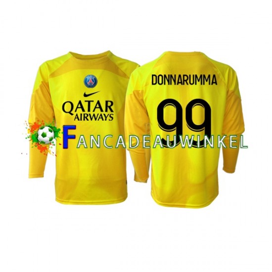 Paris Saint-Germain Wedstrijdshirt met Korting Gianluigi Donnarumma 99 Keepersshirt 3rd Heren 2022-23 Lange Mouw