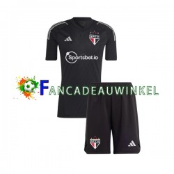 Sao Paulo Wedstrijdshirt met Korting Keepersshirt Thuis Kind 2023-24 Korte Mouw