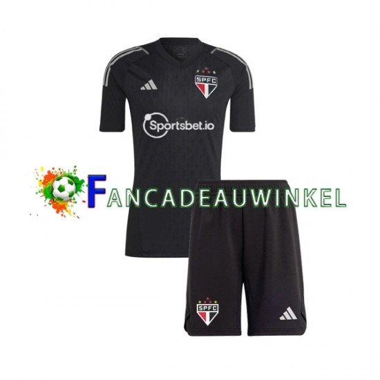 Sao Paulo Wedstrijdshirt met Korting Keepersshirt Thuis Kind 2023-24 Korte Mouw