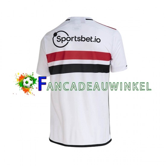 Sao Paulo Wedstrijdshirt met Korting Thuis Heren 2023 Korte Mouw