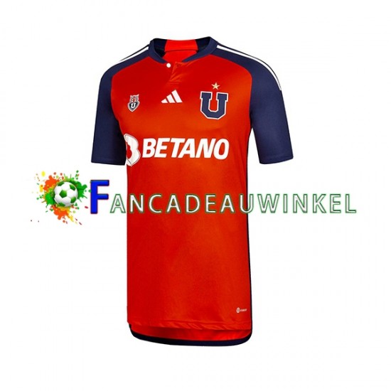 Universidad de Chile Wedstrijdshirt met Korting Uit Heren 2023 Korte Mouw