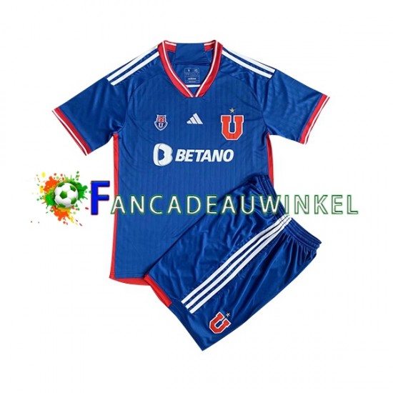 Universidad de Chile Wedstrijdshirt met Korting Thuis Kind 2023 Korte Mouw