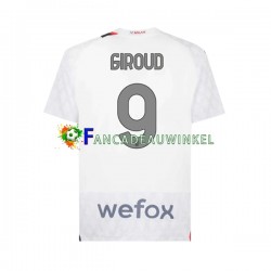 AC Milan Wedstrijdshirt met Korting Olivier Giroud 9 Uit Heren 2023-24 Korte Mouw