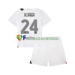 AC Milan Wedstrijdshirt met Korting Simon Kjaer 24 Uit Kind 2023-24 Korte Mouw