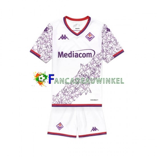 Fiorentina Wedstrijdshirt met Korting Uit Kind 2023-24 Korte Mouw