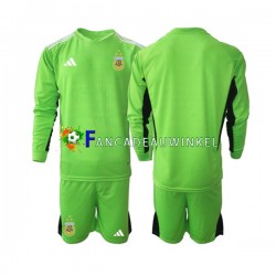 Argentinië Wedstrijdshirt met Korting Keepersshirt Thuis Kind 2023-24 Korte Mouw