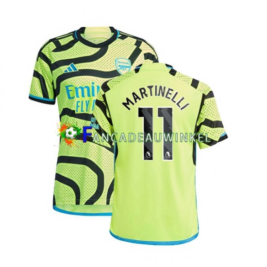 Arsenal Wedstrijdshirt met Korting Gabriel Martinelli 11 Uit Heren 2023-24 Korte Mouw